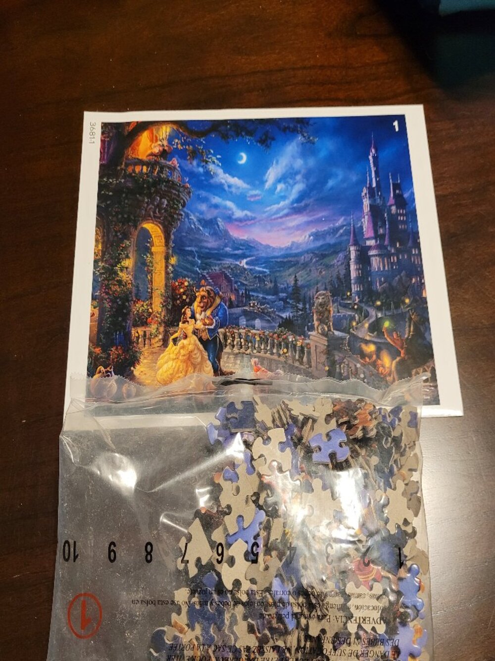 Disney Thomas Kinkaide Beauty and the Beast 500 pc Puzzle